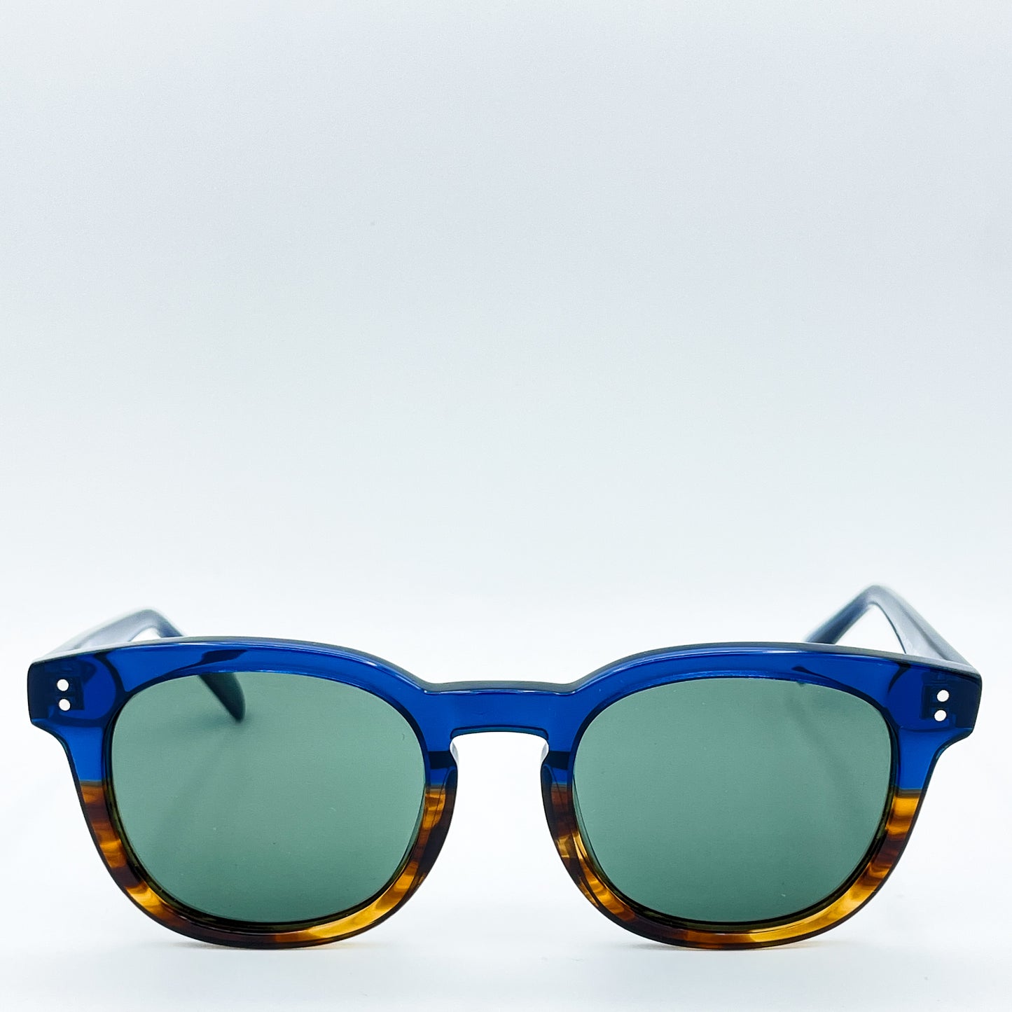 Retro Round Wayfarer (Blue)