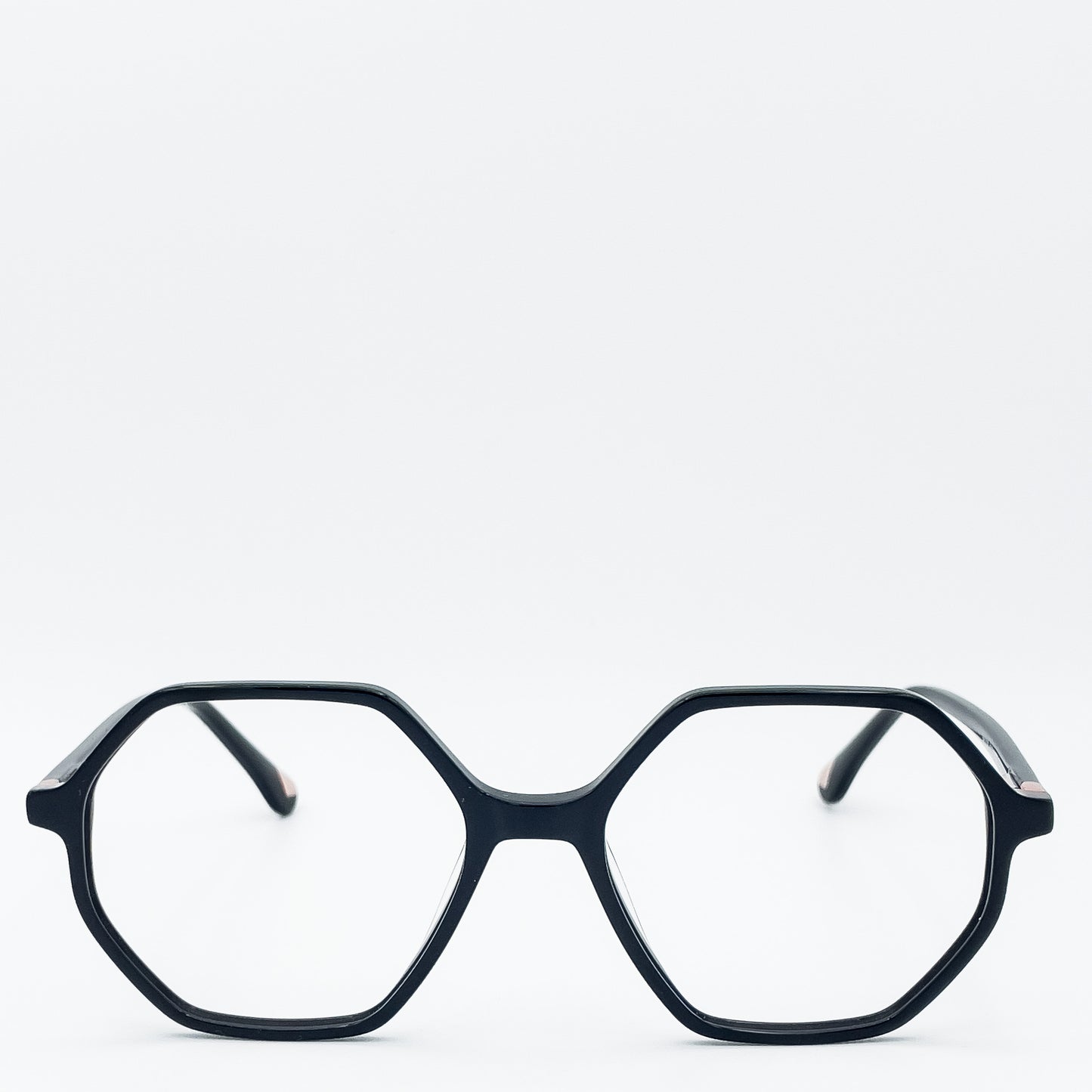Acetate Hexagonal Black