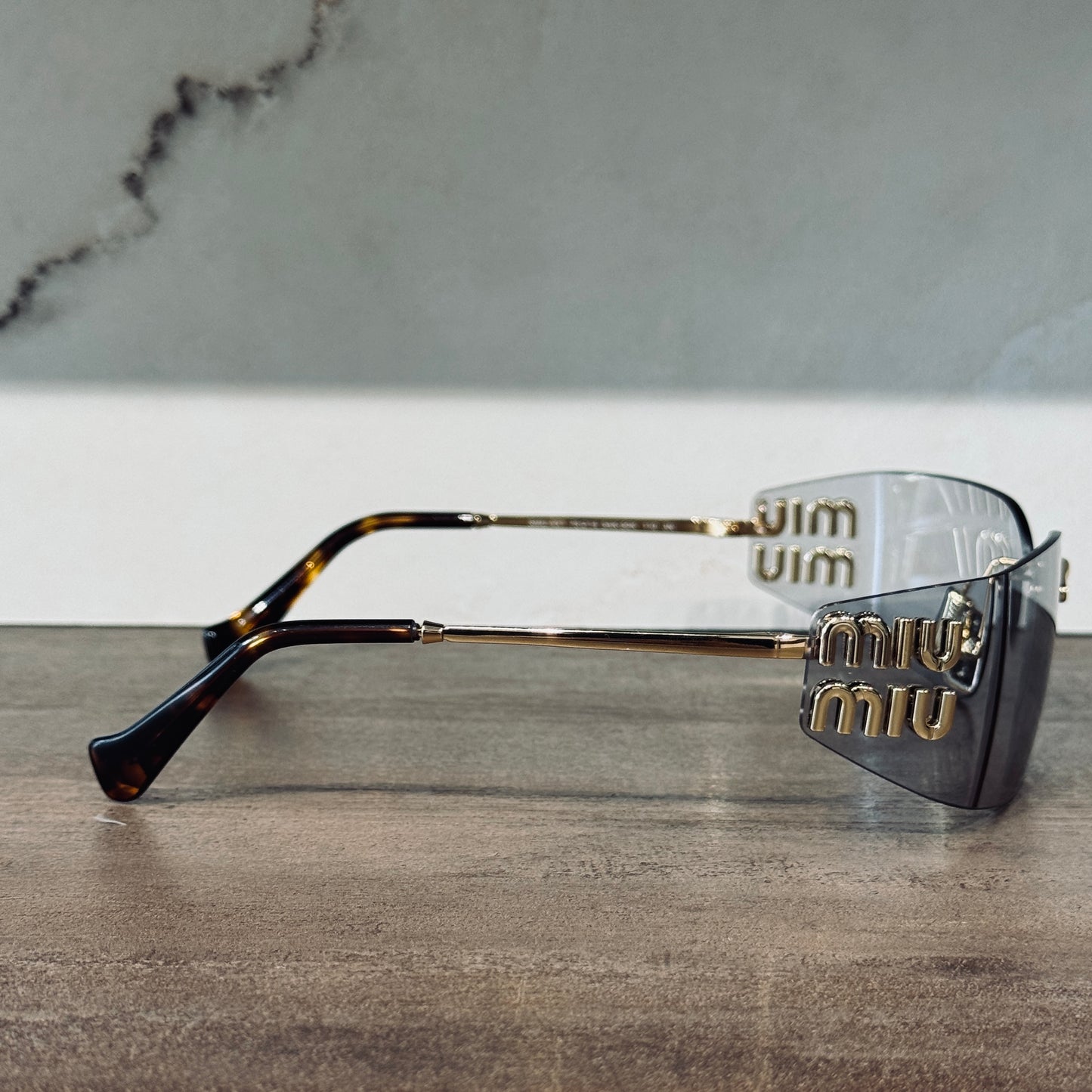 OA Miu Miu Logo Sunglasses