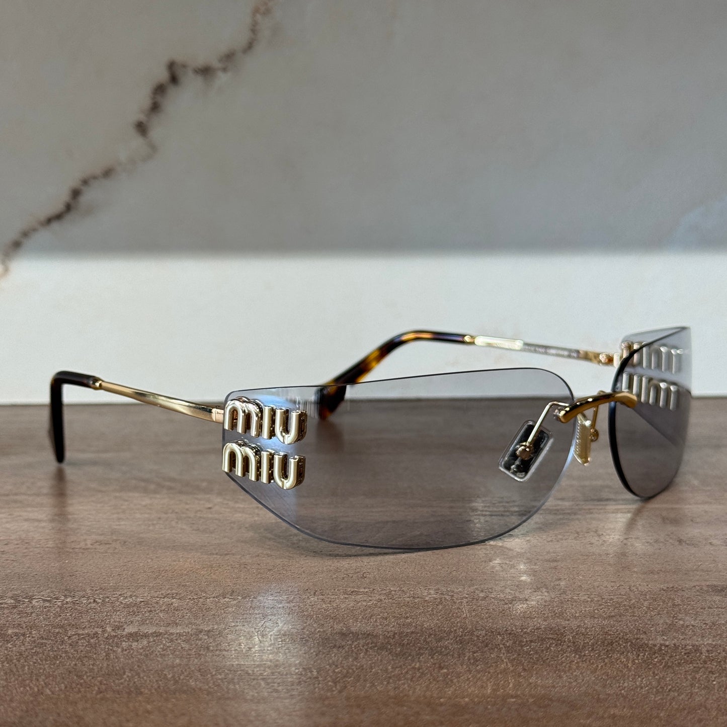 OA Miu Miu Logo Sunglasses